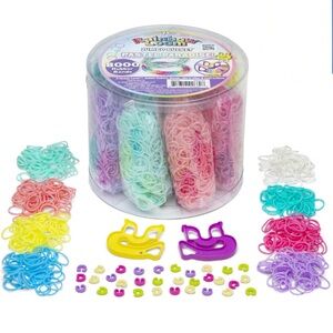 NEW Colorful Loom Bands & Bracelet Kit